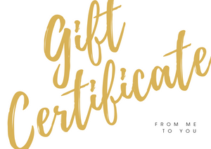 ✨️Gift Certificate✨️